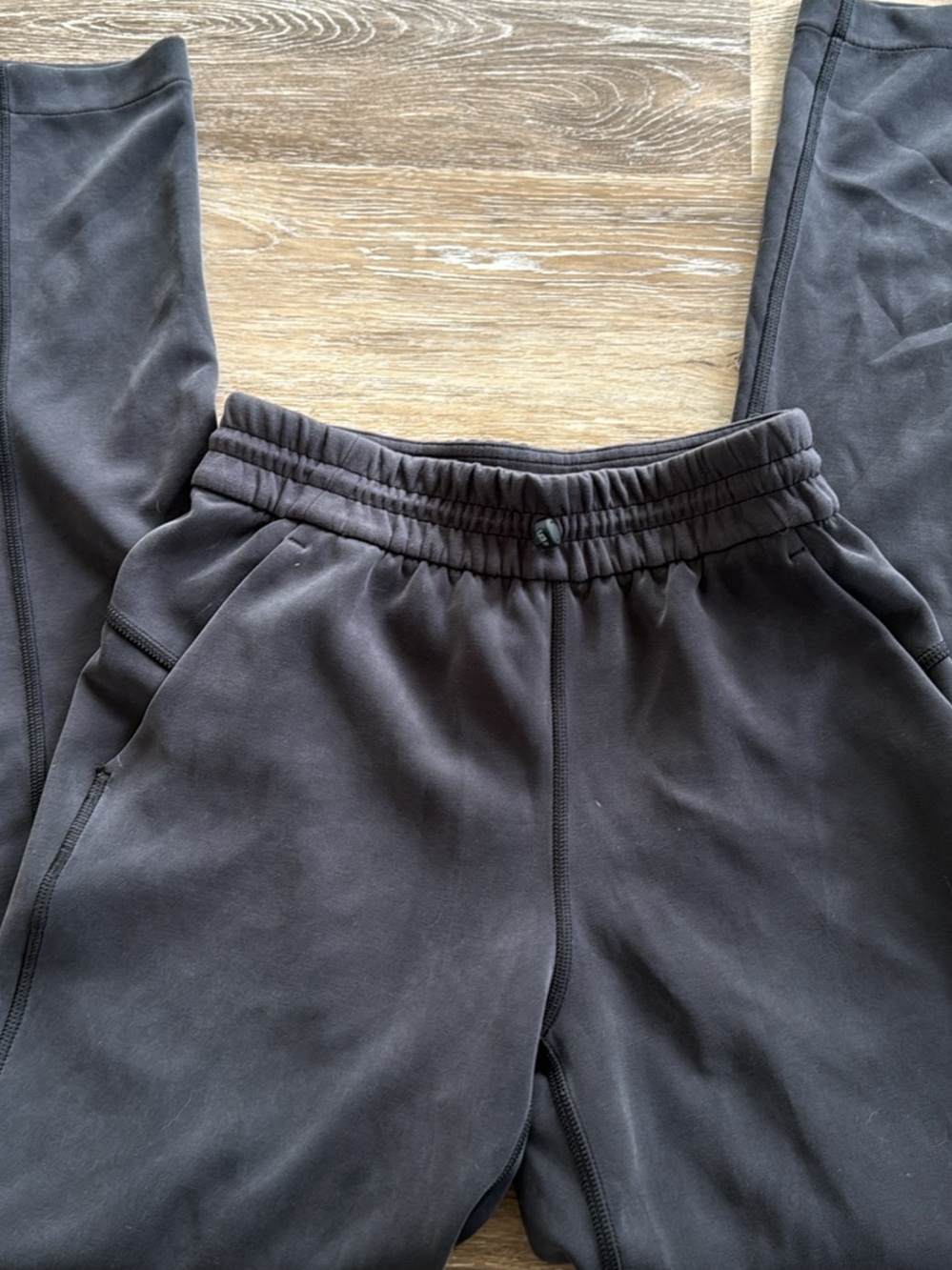 lululemon athletica wonens Dark Charcoal Fleece Joggers